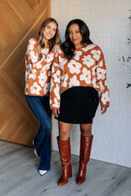 Load image into Gallery viewer, Patches of Flowers Floral Sweater