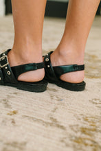 Load image into Gallery viewer, Pop of Color Pointy Toe Slip On in Black