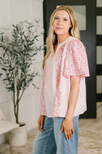 Load image into Gallery viewer, Pretty Prime Bell Sleeve Color Block Blouse