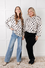 Load image into Gallery viewer, Quick Follow Up Floral Tile Blouse