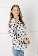 Load image into Gallery viewer, Quick Follow Up Floral Tile Blouse