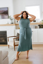 Load image into Gallery viewer, Out on the Town Tie Detail Midi Dress