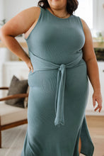 Load image into Gallery viewer, Out on the Town Tie Detail Midi Dress