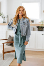 Load image into Gallery viewer, Out on the Town Tie Detail Midi Dress