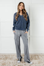 Load image into Gallery viewer, Race to Relax Cargo Pants in Rhino Grey