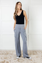 Load image into Gallery viewer, Race to Relax Cargo Pants in Rhino Grey