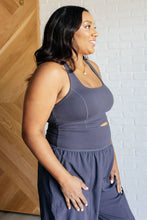 Load image into Gallery viewer, Raising Heart Rate Cutout Jumpsuit in Charcoal
