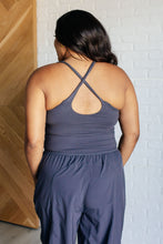 Load image into Gallery viewer, Raising Heart Rate Cutout Jumpsuit in Charcoal