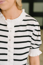 Load image into Gallery viewer, Rational Ruffle Textured Knit Blouse