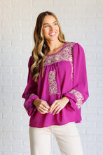 Load image into Gallery viewer, Rodeo Queen Embroidered Blouse