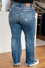Load image into Gallery viewer, Rose High Rise 90's Straight Jeans in Dark Wash