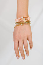 Load image into Gallery viewer, Rose & Radiance Bracelet Set in Pink and Gold