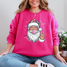 Load image into Gallery viewer, Preppy Santa & Bubblegum Graphic Tee and Sweatshirt