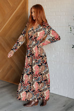 Load image into Gallery viewer, Send it Over Faux Wrap Maxi Dress