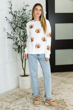Load image into Gallery viewer, PREORDER: Sequin Pumpkin Bow Pullover