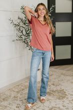 Load image into Gallery viewer, Sew Into You V-Neck Top in Light Rust