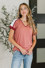 Load image into Gallery viewer, Sew Into You V-Neck Top in Light Rust