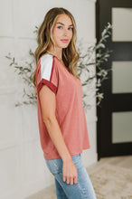 Load image into Gallery viewer, Sew Into You V-Neck Top in Light Rust
