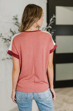 Load image into Gallery viewer, Sew Into You V-Neck Top in Light Rust