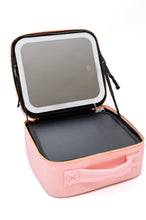 Load image into Gallery viewer, She's All That LED Makeup Case in Pink