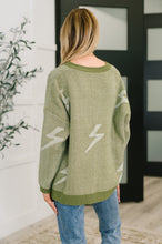 Load image into Gallery viewer, Shock Value V-Neck Sweater in Olive