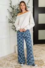 Load image into Gallery viewer, Side Hustle Off Shoulder Long Sleeve Top in Bone