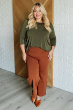 Load image into Gallery viewer, Signature Classic Round Neck Top in Olive
