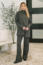 Load image into Gallery viewer, Signature Open Front Cardigan Set in Black
