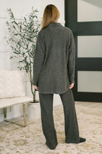 Load image into Gallery viewer, Signature Open Front Cardigan Set in Black