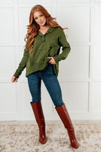 Load image into Gallery viewer, Simple Snug Snap Hooded Pullover