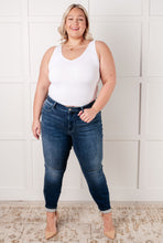 Load image into Gallery viewer, Skylar Mid Rise Thermal Vintage Skinny Jean