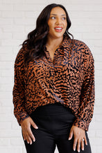 Load image into Gallery viewer, So Fierce Animal Print Blouse