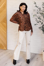 Load image into Gallery viewer, So Fierce Animal Print Blouse