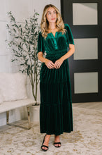 Load image into Gallery viewer, Softest Touch Velvet Tiered Dress