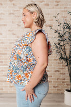 Load image into Gallery viewer, Something Peaceful Flutter Sleeve Blouse