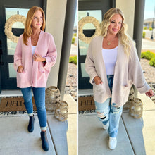 Load image into Gallery viewer, PREORDER: Azalea Oversized Cardigan in Two Colors