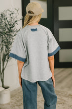 Load image into Gallery viewer, Star Stud Distressed Applique Top