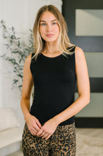 Load image into Gallery viewer, Start of Everything Round Neck Tank in Black