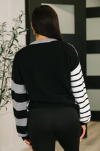 Load image into Gallery viewer, Striped Simplicity Color Block Relaxed Pullover