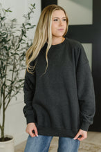 Load image into Gallery viewer, Sunday Snug Relaxed Pullover in Charcoal