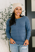 Load image into Gallery viewer, Take My Time Boatneck Textured Long Sleeve