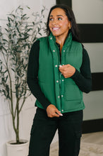 Load image into Gallery viewer, That's What I'm Talkin' About Puffer Vest in Hunter Green