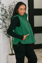 Load image into Gallery viewer, That's What I'm Talkin' About Puffer Vest in Hunter Green