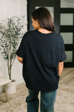 Load image into Gallery viewer, The Layback Relaxed Basic Tee in Black