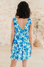 Load image into Gallery viewer, The Sun's Been Quite Kind V-Neck Dress in Blue