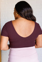 Load image into Gallery viewer, They're Not Like Us Square Neck Bodysuit in Cassis