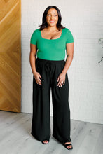 Load image into Gallery viewer, They're Not Like Us Square Neck Bodysuit in Emerald Green
