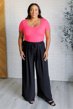 Load image into Gallery viewer, They're Not Like Us Square Neck Bodysuit in Flamingo Pink