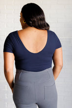 Load image into Gallery viewer, They're Not Like Us Square Neck Bodysuit in Navy