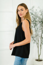 Load image into Gallery viewer, Thread Lightly Ribbed Knit Tank in Black